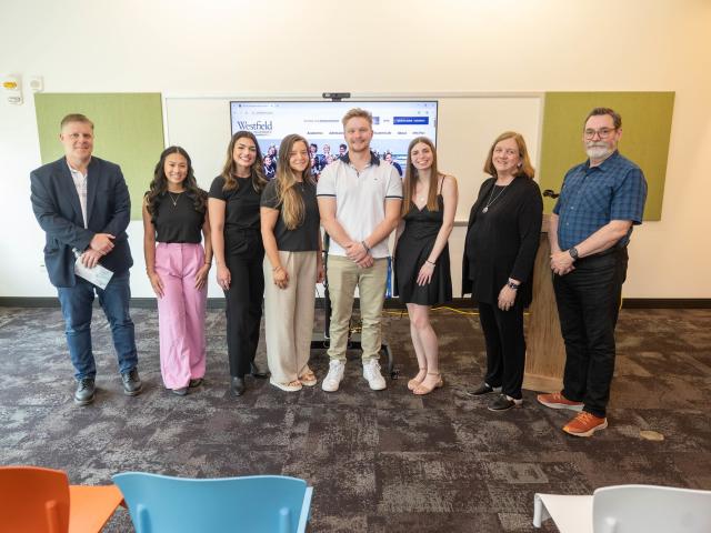 Marketing students and faculty at the Academic Excellence Ceremony.